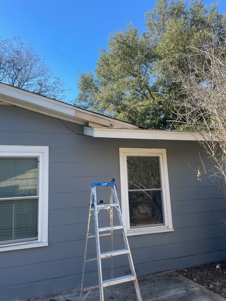 Exterior Painting done for a house